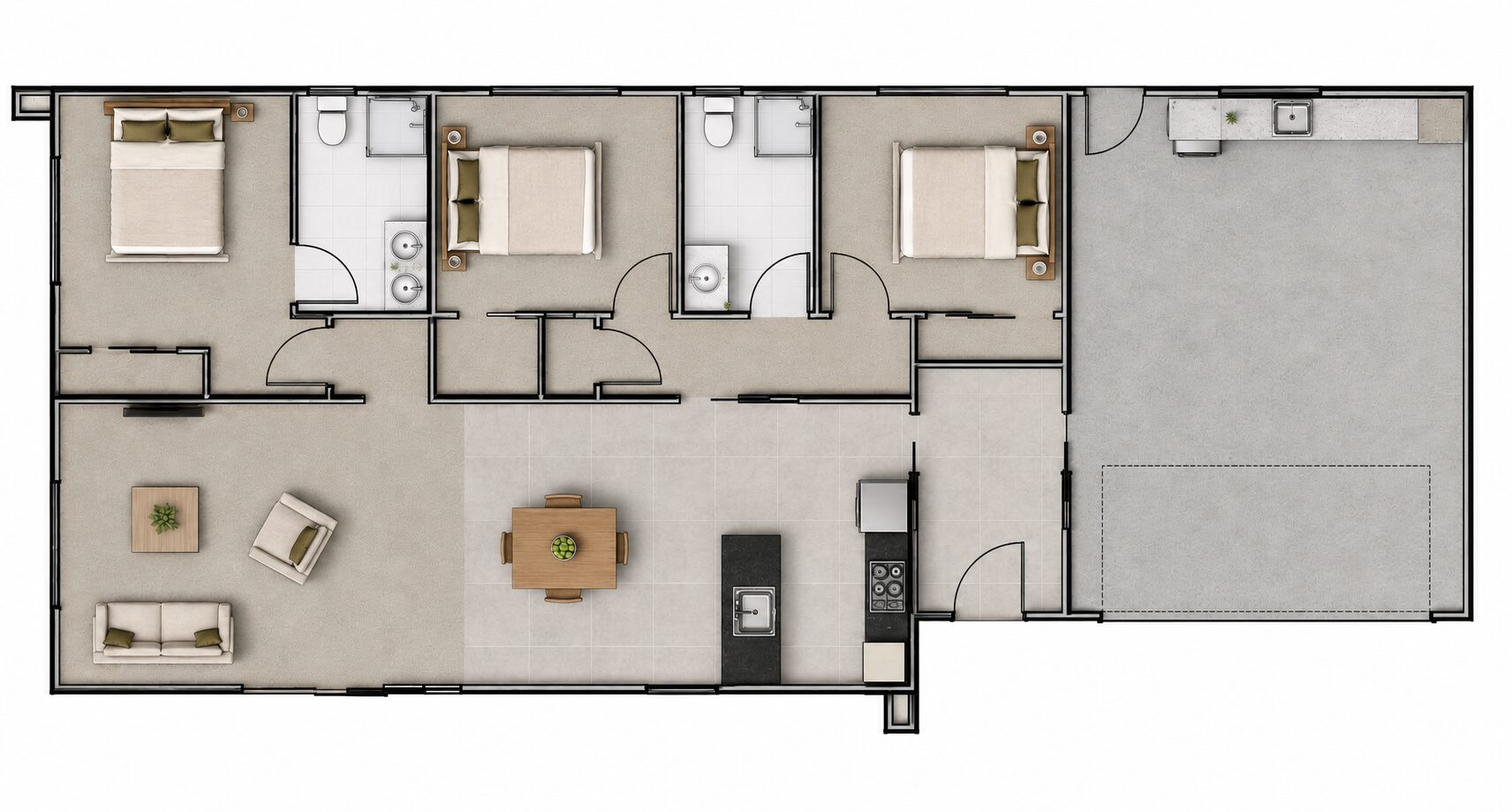 Plan layout of Gaia design