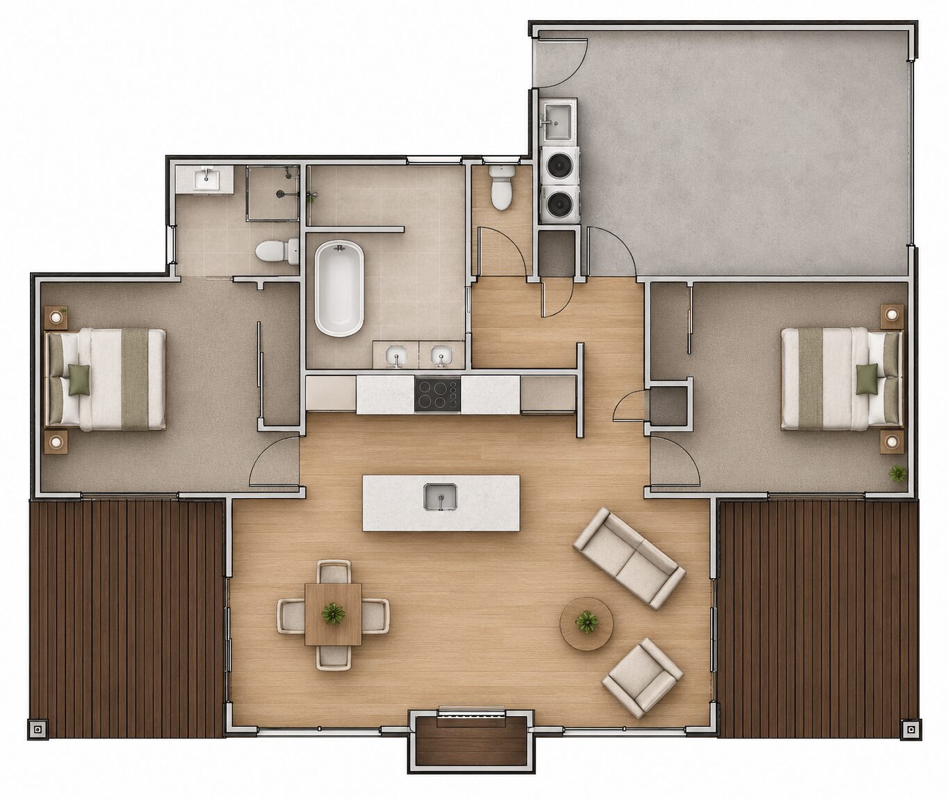 Plan layout of Lithos design
